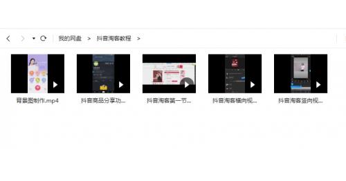 付费买的抖音淘客视频教程献给需要的人