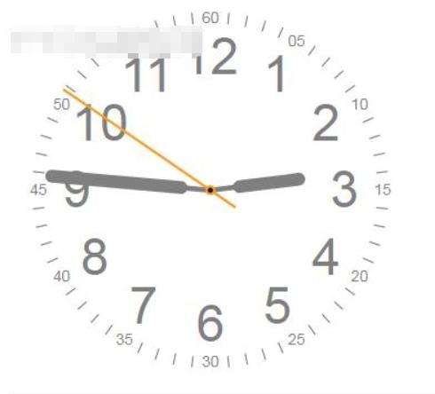 好看的小时钟html+js+css源码
